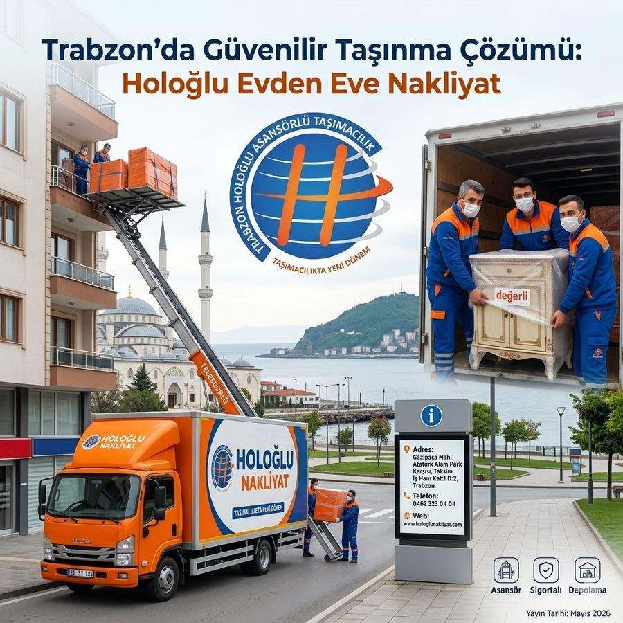 Trabzon Holoğlu Asansörlü Evden Eve Nakliyat